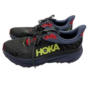 Hoka Challenger ATR 7 Women's Trail Running Shoes Gray Red Yellow Size 11B